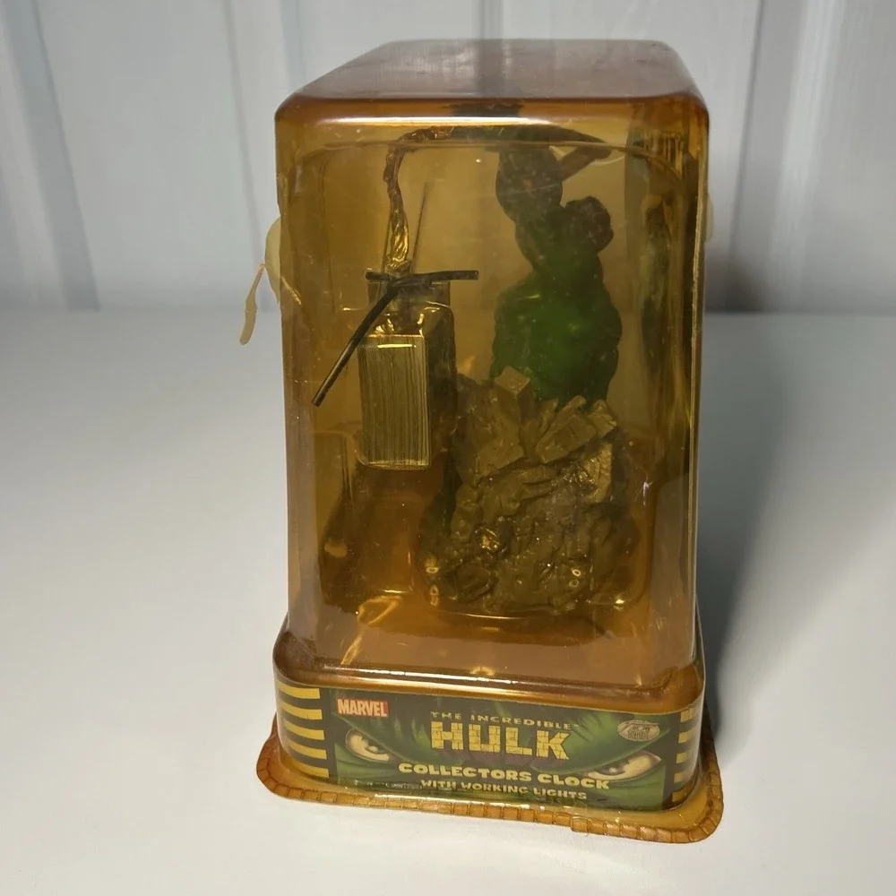 2003 Tek Time Marvel The Incredible‎ HULK Collectors Clock With Working Lights